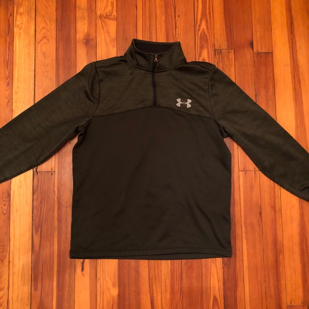 Men’s Under Armour Zip Sweatshirt Green Small
